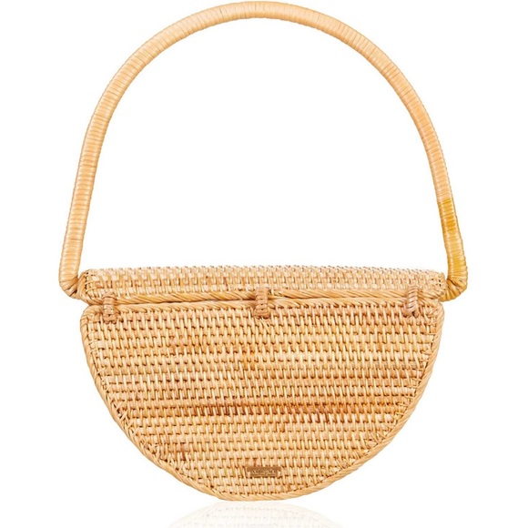 CULT GAIA Ryka rattan shoulder bag, NWT - Picture 2 of 9